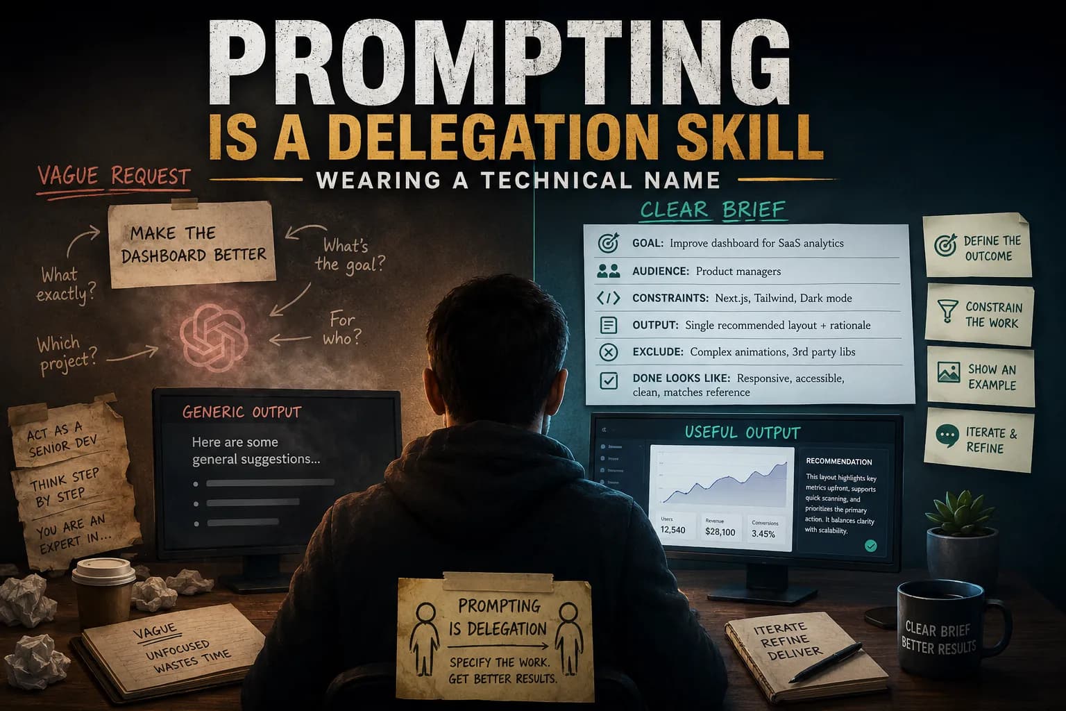 Prompting is a delegation skill wearing a technical name
